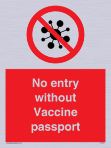No entry without Vaccine passport