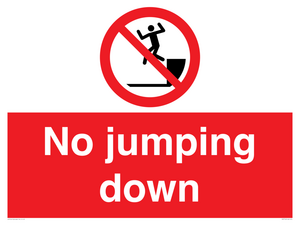 No jumping down