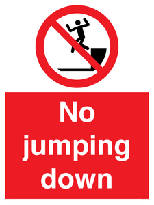 No jumping down
