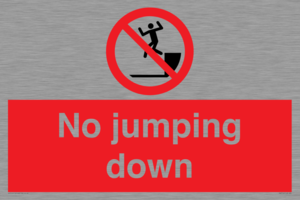 No jumping down