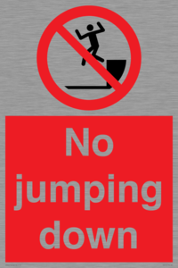 No jumping down
