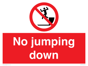 No jumping down