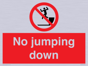 No jumping down