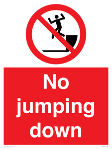 No jumping down