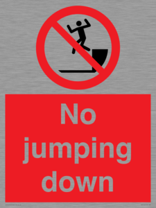No jumping down