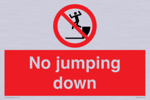 No jumping down