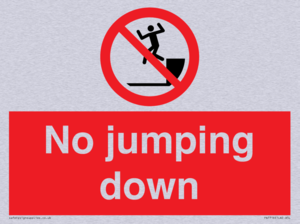 No jumping down