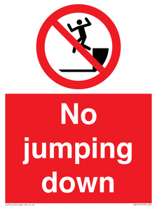 No jumping down