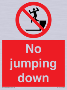 No jumping down