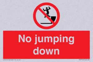 No jumping down