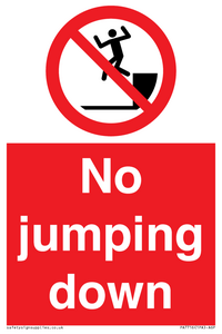 No jumping down