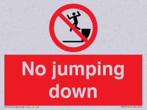 No jumping down