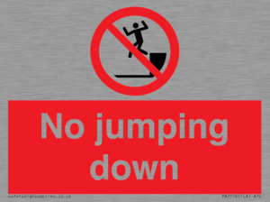 No jumping down