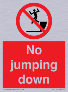 No jumping down