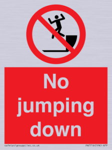 No jumping down