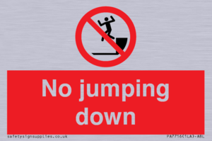 No jumping down