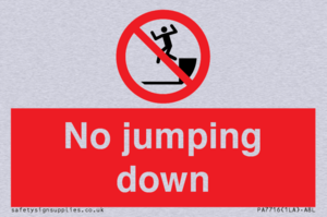 No jumping down