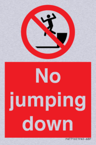 No jumping down