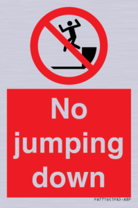 No jumping down