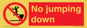 No jumping down