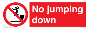 No jumping down