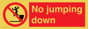 No jumping down