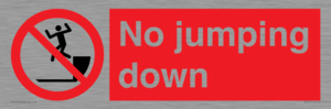 No jumping down
