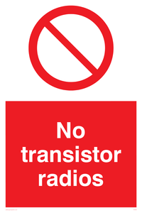 no transistor radios