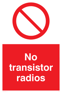 no transistor radios
