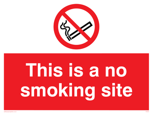 this is a no smoking site