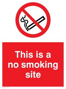 this is a no smoking site
