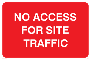 No access for site traffic