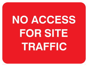 No access for site traffic