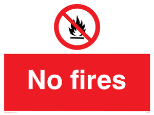 No fires