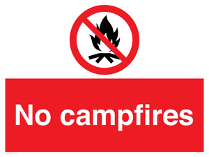 No campfires