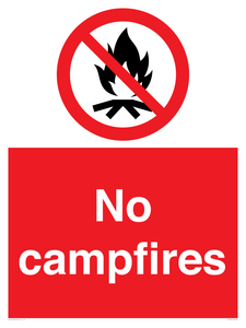 No campfires