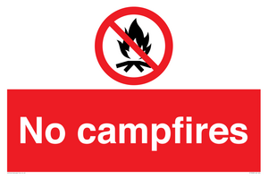 No campfires