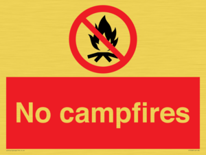 No campfires