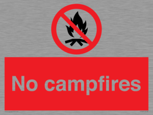 No campfires