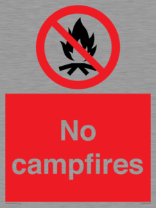 No campfires