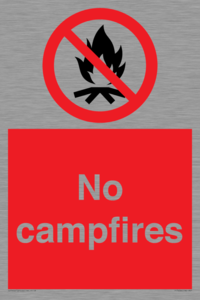 No campfires