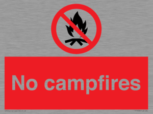 No campfires