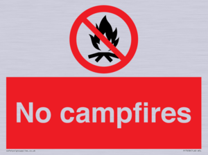 No campfires