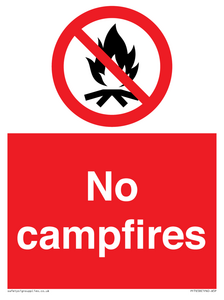 No campfires