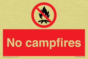 No campfires