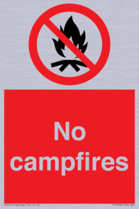 No campfires