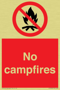 No campfires