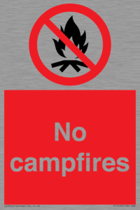 No campfires