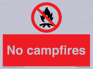 No campfires