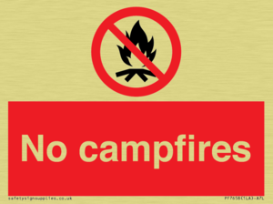 No campfires